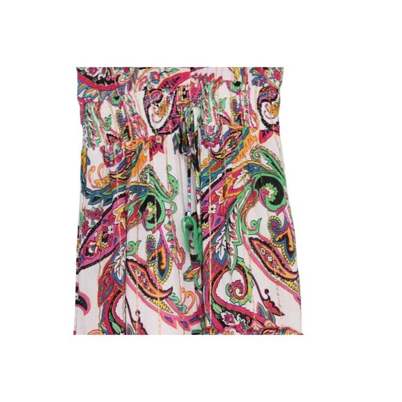 Anthropologie Maxi Dress Medium Colorful Paisley Boho Hippie Tiered Peasant - Picture 3 of 14